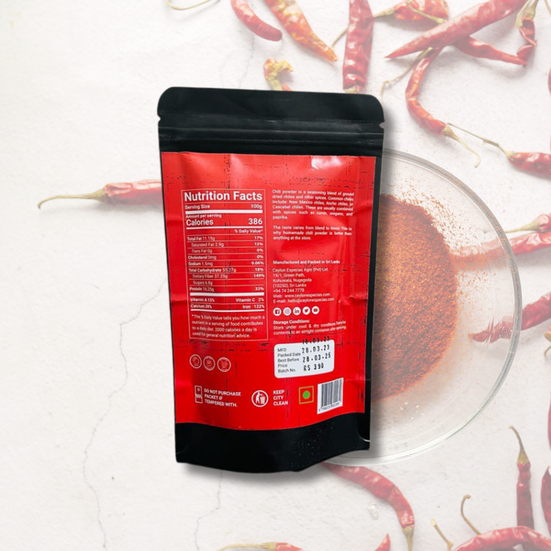 Ceylon Especias Chilli Powder