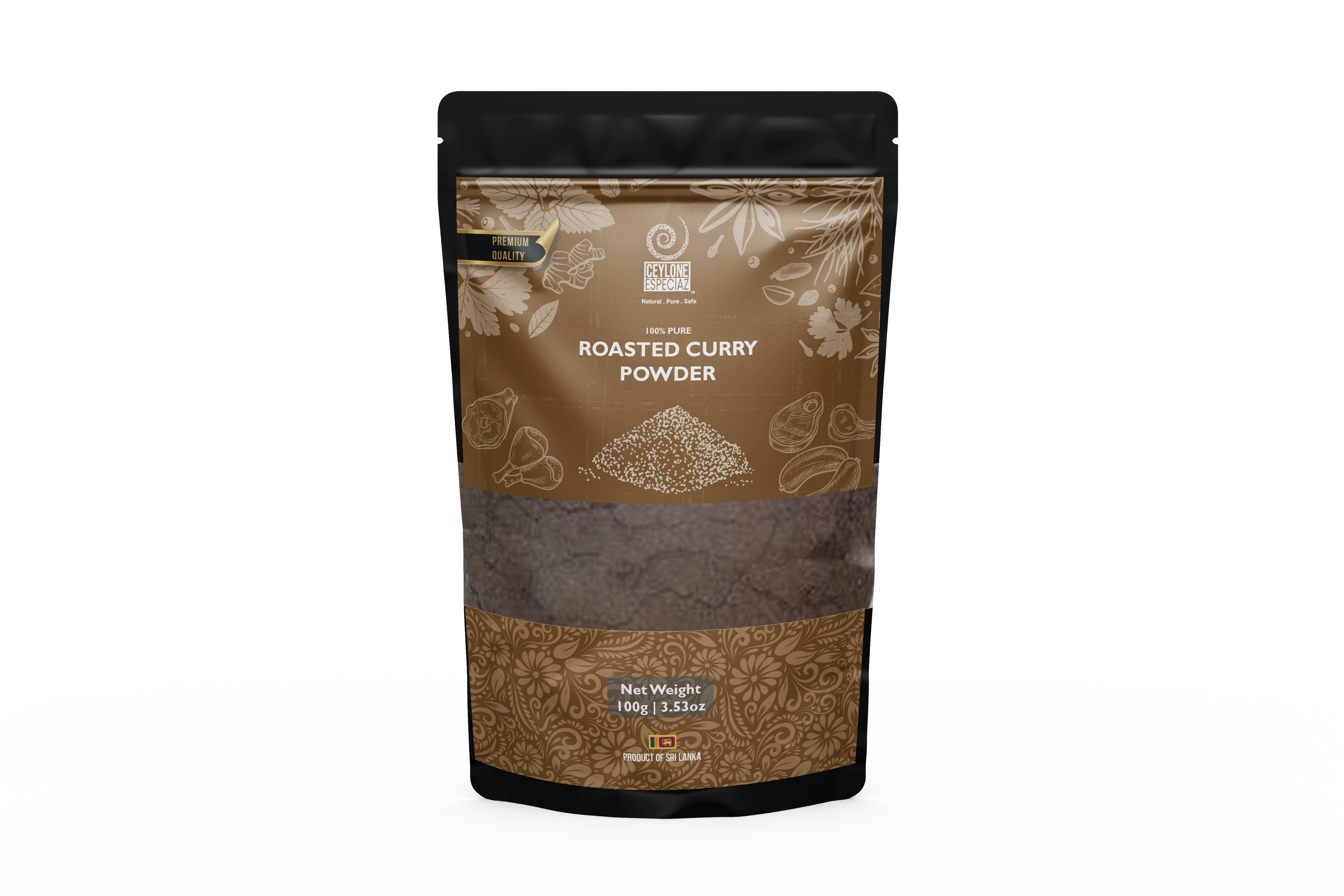 Ceylon Especias Roasted Curry Powder 100g